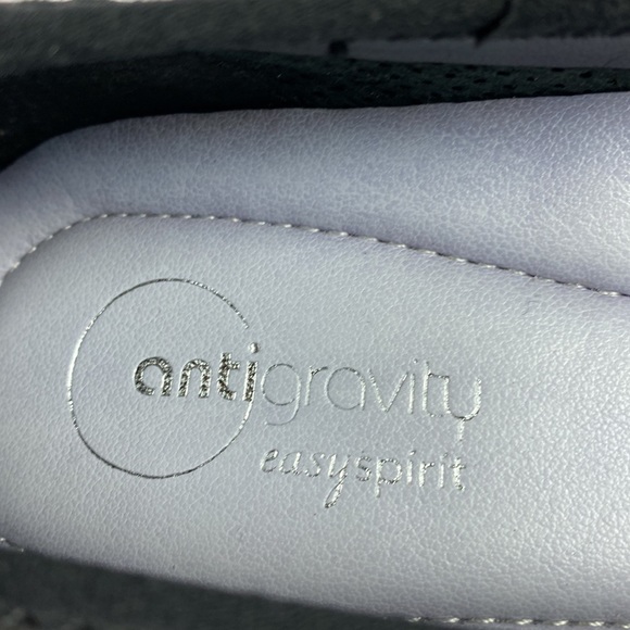 EASY SPIRIT ANTIGRAVITY Black Leather Wedges 7W - Picture 11 of 17